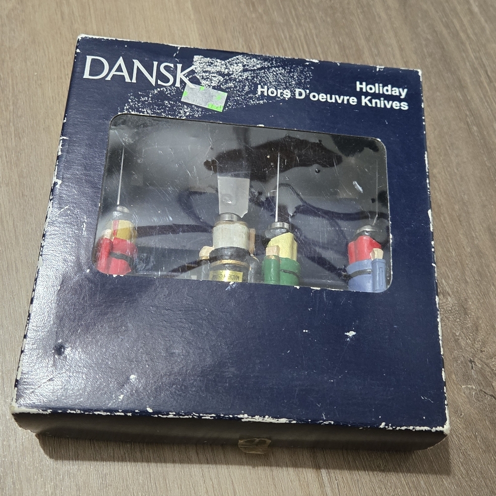Dansk 4 Knutcrackers Holiday Knives